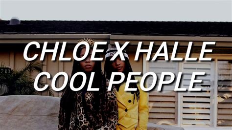 cool people lyrics halle.